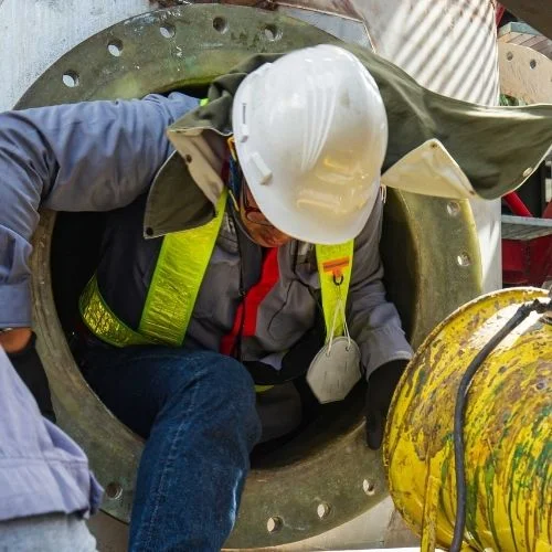 Enter and Work in Confined Spaces